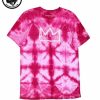 Grace X Pink Shibori Crown Logo T-Shirt