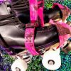 Grace X Originals Skate Leash and Toe Caps Electric Razzberry