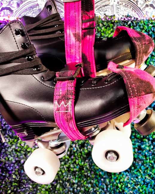 Grace X Originals Skate Leash and Toe Caps Electric Razzberry