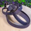 GXO Skate Gear Skate Leash Collection Purple Thread Light Blue Denim