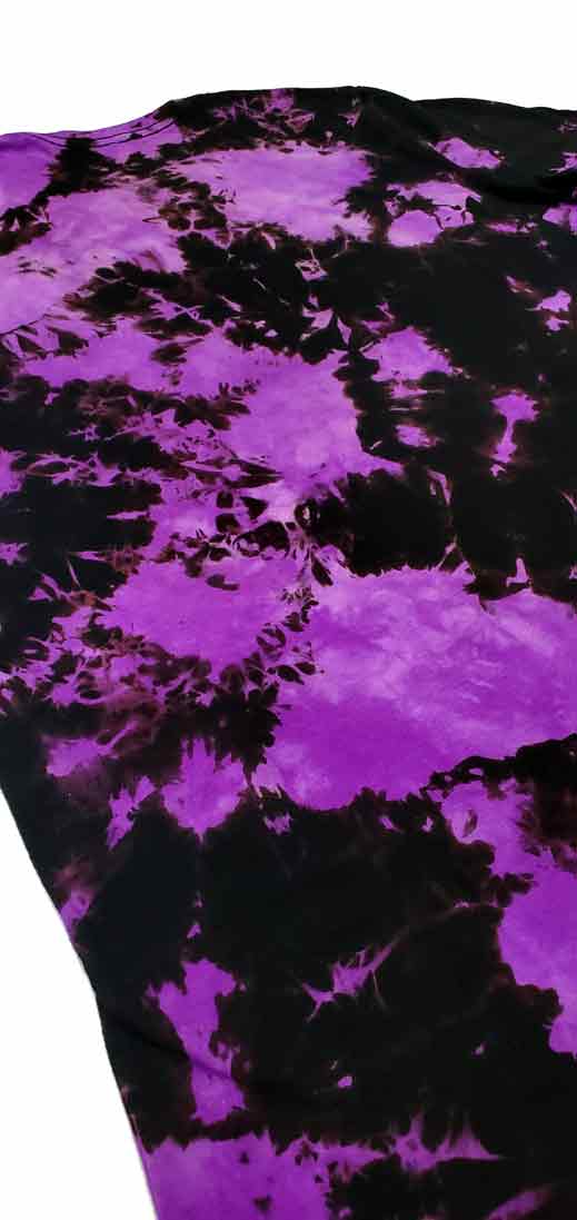 Grace X Originals Purple Shibori Tie Dye T-Shirt -Detail