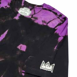 Grace X Originals Purple Shibori Tie Dye T-Shirt - Detail