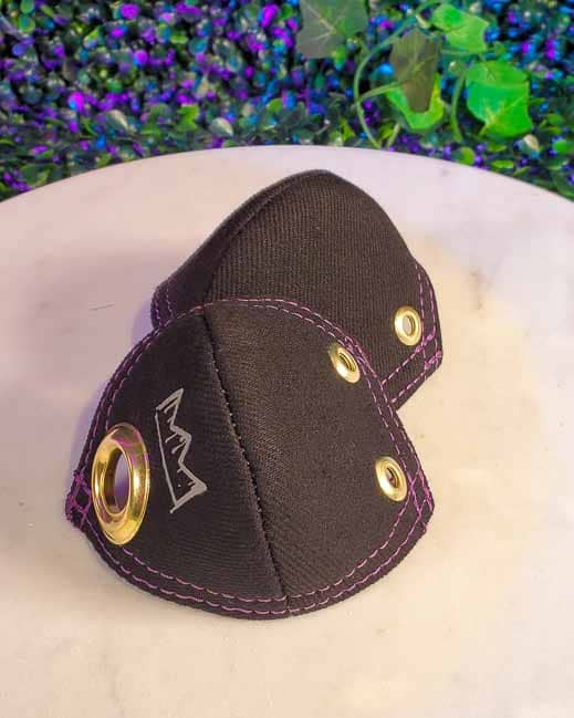 Purple Reign Toe Caps Front Black Wrangler