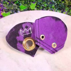 Purple Reign Toe Caps Purple Tie Dye Denim Both