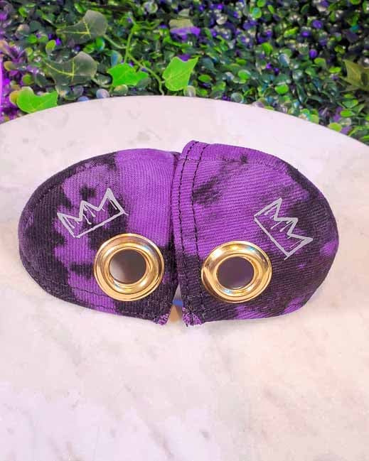 Purple Reign Toe Caps Purple Tie Dye Denim Bottom