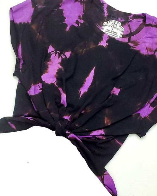GXO Purple Reign Crop Top T Shirt Main