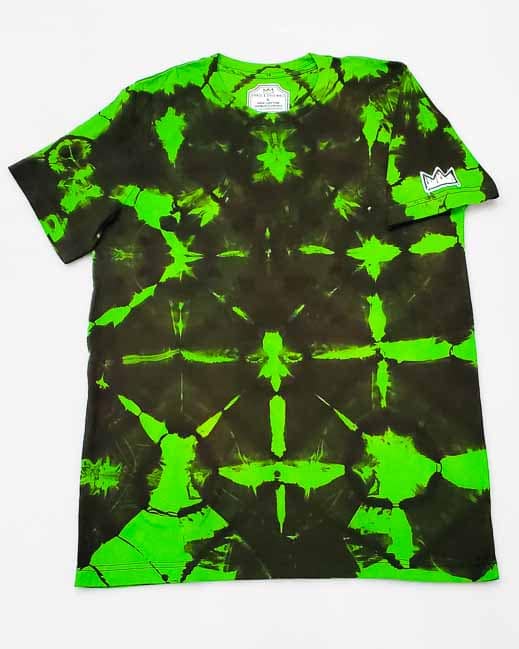 Hipsters Remedy Forest Green Tie Dye T-Shirt - Green - XL