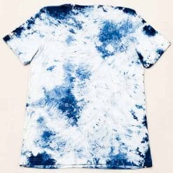 Grace X Originals Indigo White Shibori Tie Dye T Shirt Back GXO S